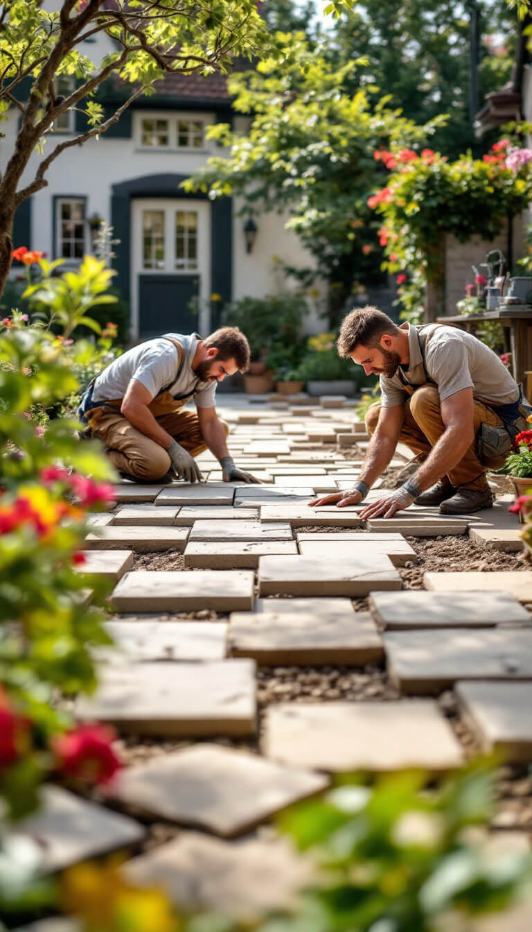 Gala Bau verlegt Natursteine in Mainz