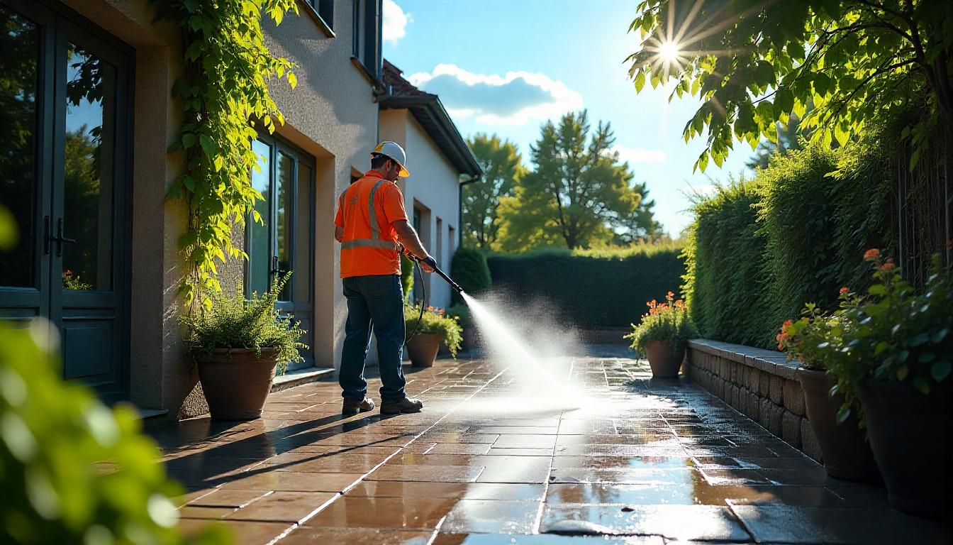Terrasse reinigen