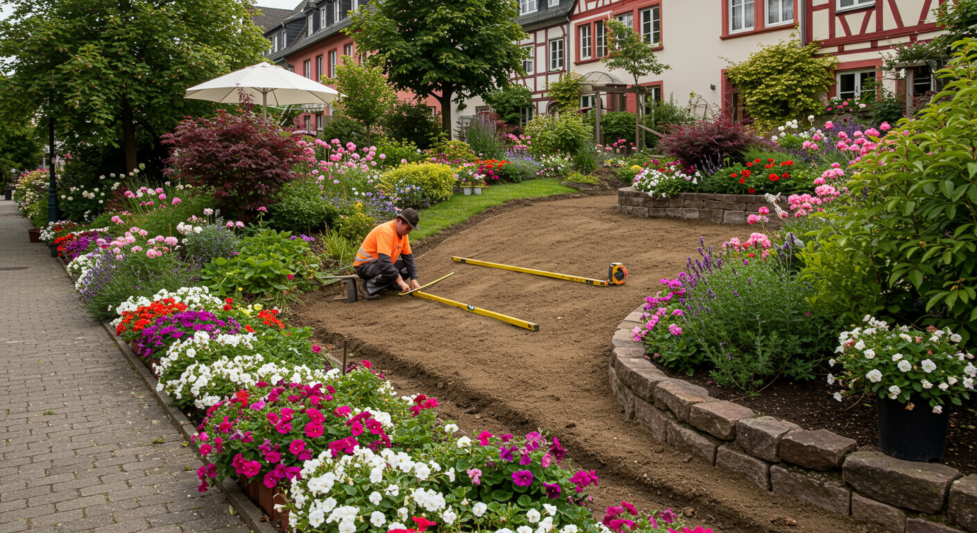Gefälle Terrasse berechnen
