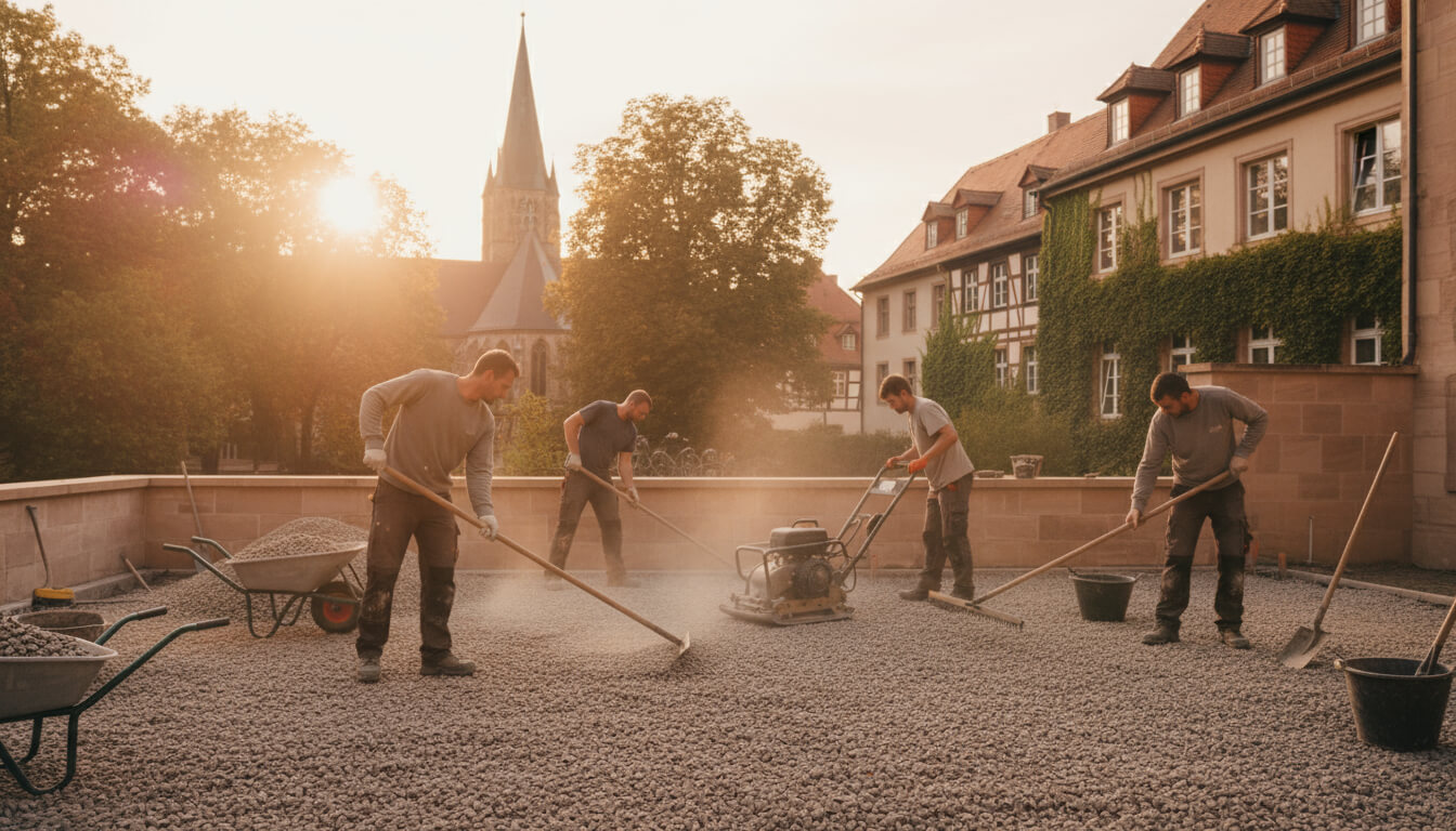 Kiesterrasse in Mainz